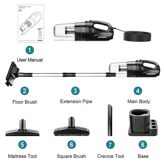 ONE DAY Vacuum Cleaner 6 in 1 Lightweight