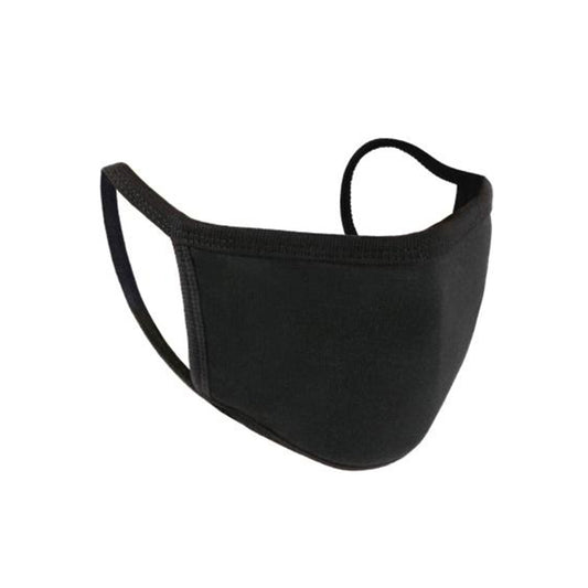 Cotton Washable Reusable Black Face Mask