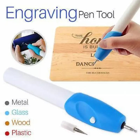 Engrave It Carving Pen Engraver Machine for Glass, Plastic Engrave It Carving Pen Engraver Machine for Glass, Plastic