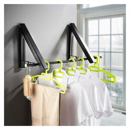 Wall Mounted Clothes Rack Folding Hanger