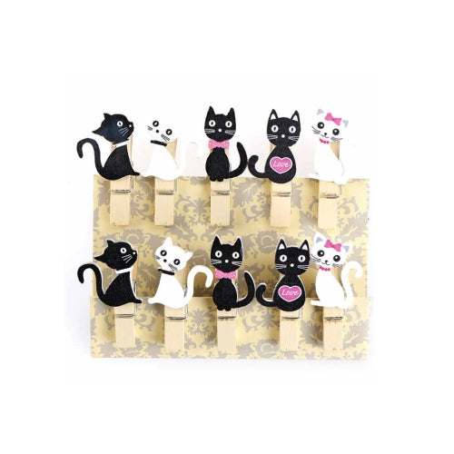 Japanese Cat wood Clips