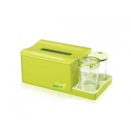 Combination Tissue Box with