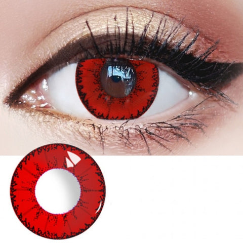 Red Colored Contact Lens Red Colored Contact Lens