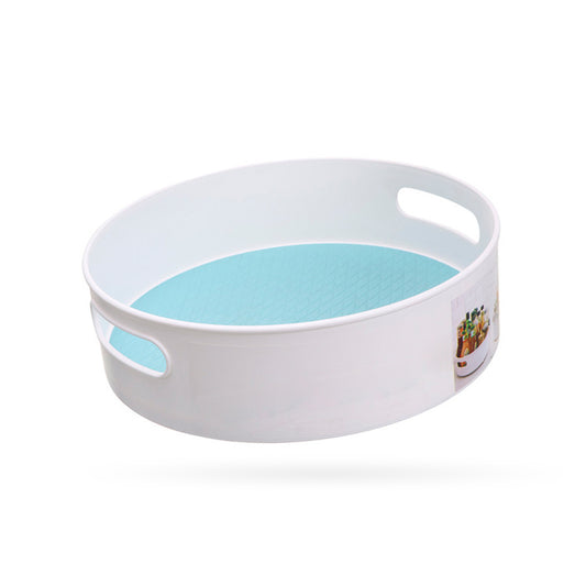 Non-Slip Rotating Storage Tray Multifunctional Make Up Organizer Kitchen Seasoning Storage Box Tray etc