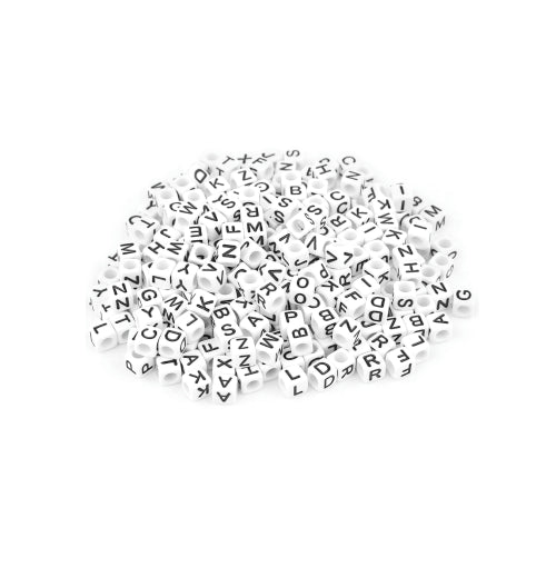 Mix Cubic Acrylic Latter 100 PCS