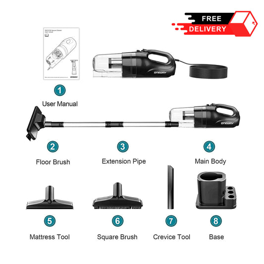 ONE DAY Vacuum Cleaner 6 in 1 Lightweight
