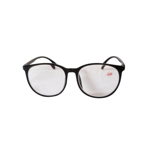 Black Frame Glasses -2.00