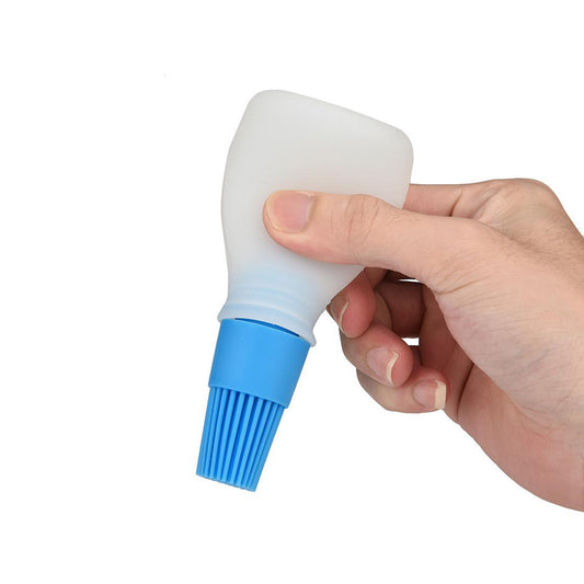 Silicone Cooking Oil Bottle with Basting Brush