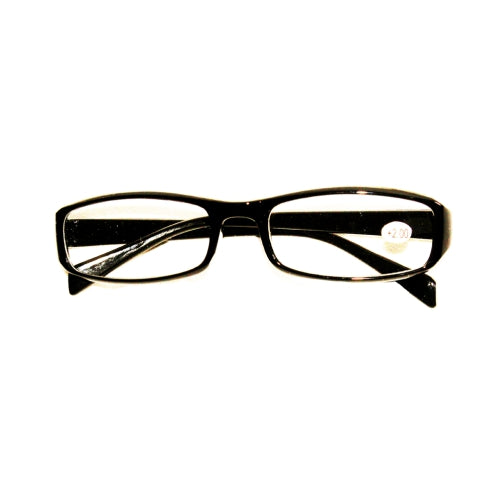 Black Frame Glasses +2.00