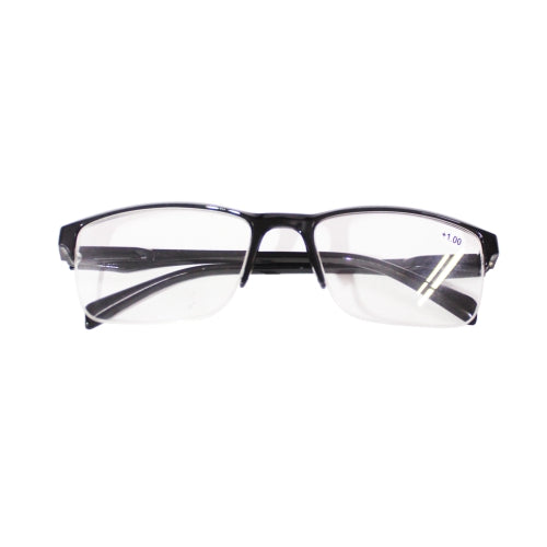 Black Frame Glasses +1.00