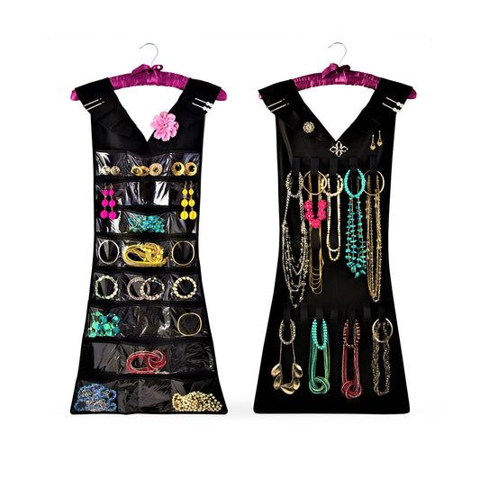 Little Black Dress Hanging Jewelry Organizer