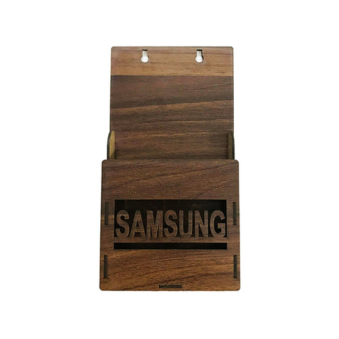 Wooden Wall Mount Phone Holder HF SHOP wooden-wall-mount-phone-holder-hf-shop
