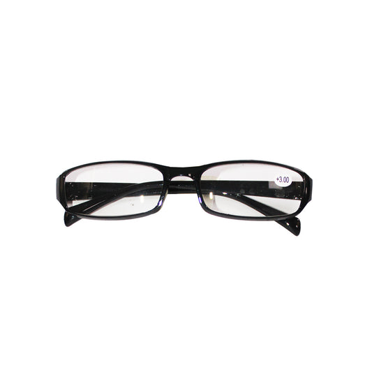 Black Frame Glasses +3.00