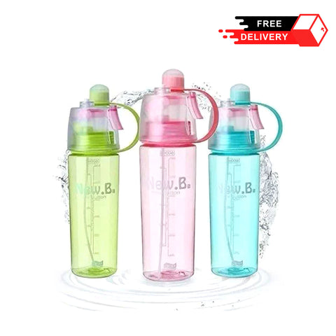 Sports & Yoga Spray Water Bottle