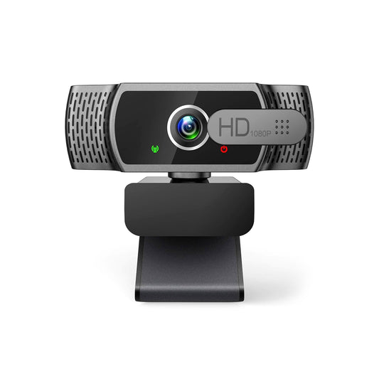 1080P Webcam With Mircophone with Privacy Cover