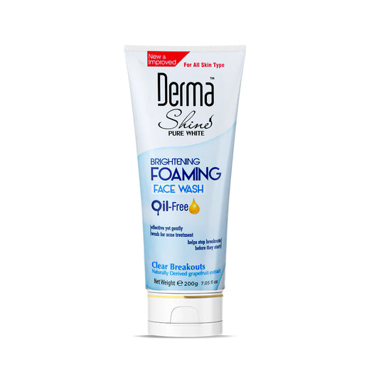 Derma Shines Brightening Foaming Face Wash