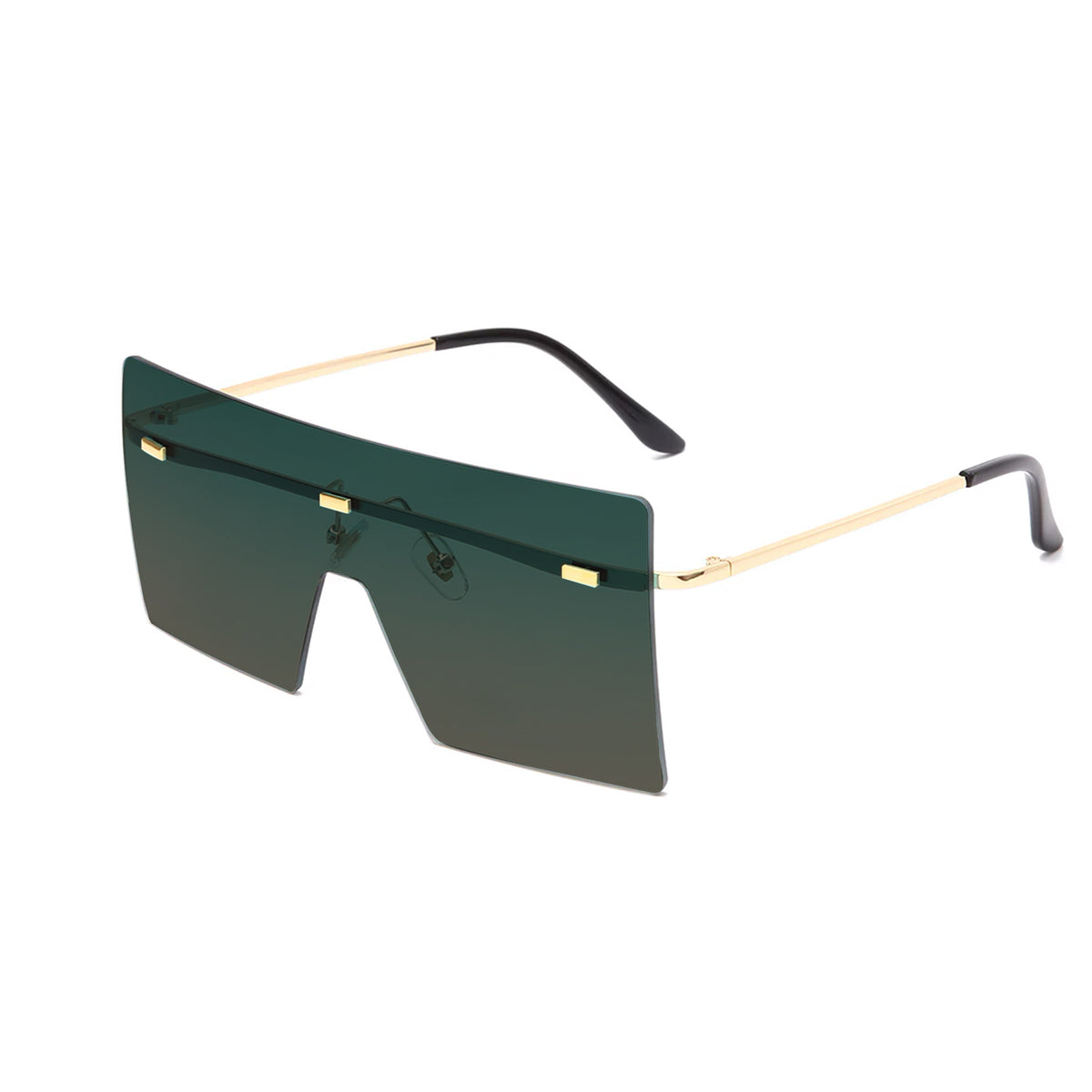 Black X Miami Square Edge Sunglasses