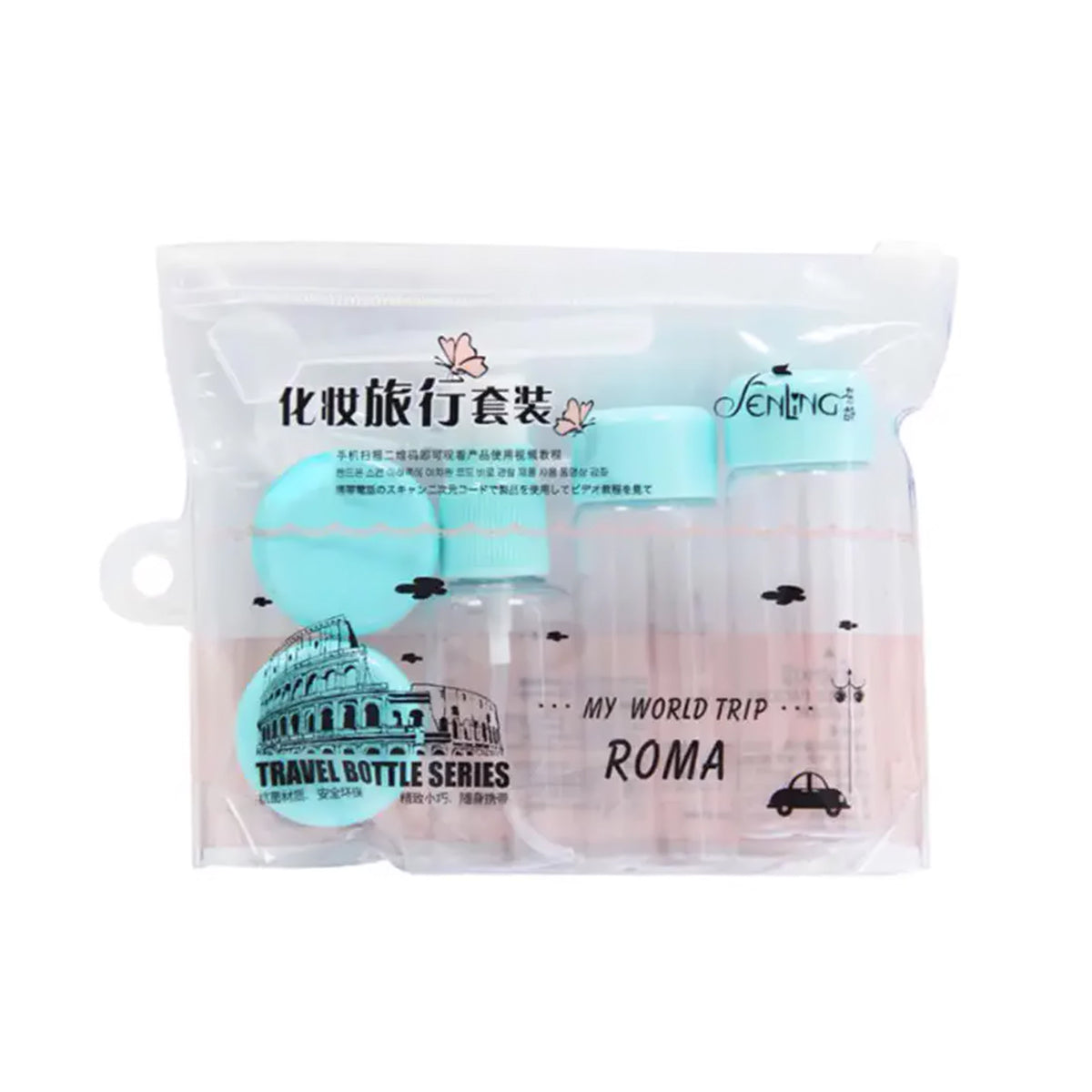 Mini Travel Plastic Empty Makeup Container Kit