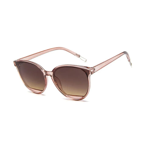 Oval Big Frame Classic Cat Eye Sunglasses