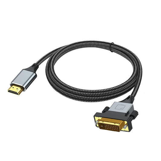 HDMI to DVI Adapter Cable Black and Grey