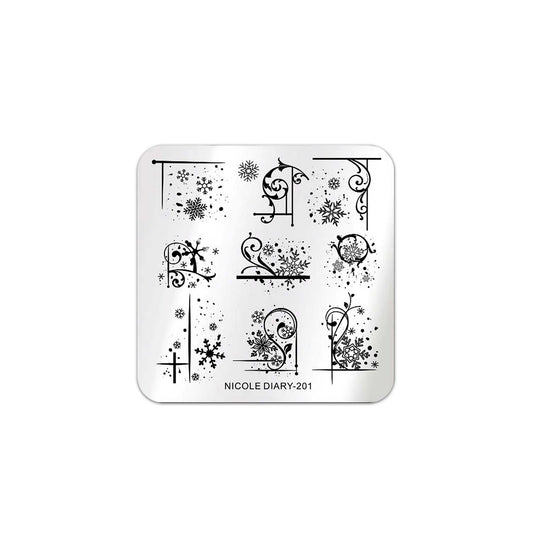 Nail Stamping Plate Nicole Diary 201