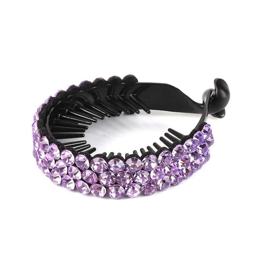 Crystal Shining Ponytail Holder Hair Claws