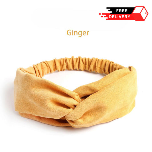 Cross Elastic Head Wrap Twisted Turban Headband