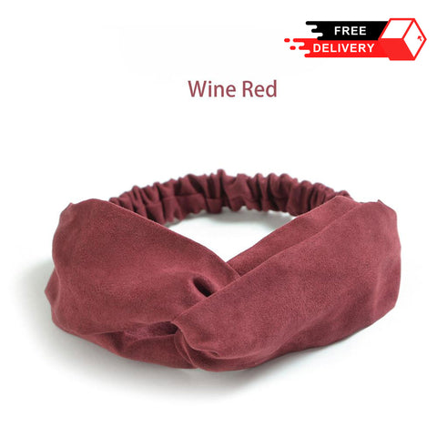 Cross Elastic Head Wrap Twisted Turban Headband
