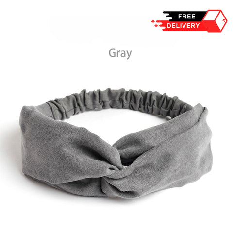 Cross Elastic Head Wrap Twisted Turban Headband