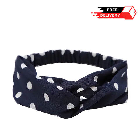 Cross Elastic Head Wrap Twisted Turban Headband