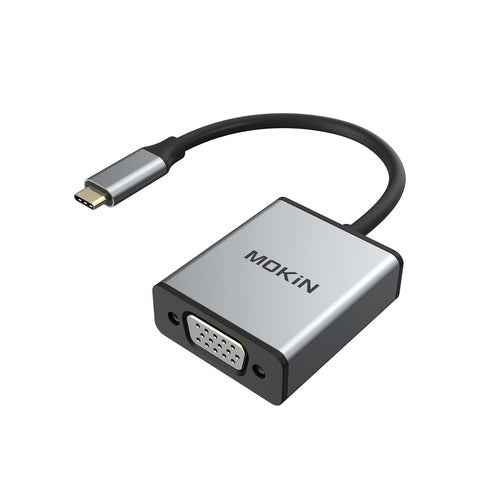 Mokin USB Type C to VGA Adapter Space Gray