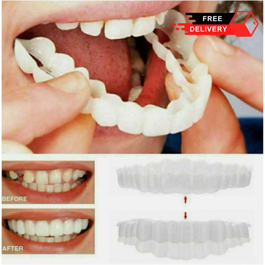 Top and Bottom Fake Instant Teeth Cover Set
