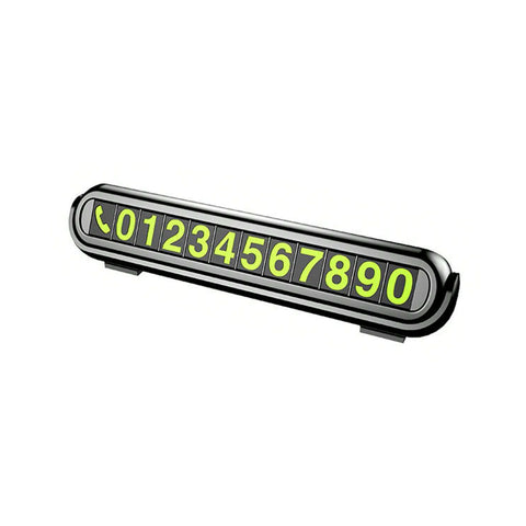 Temporary Plastic Car Parking Cell Number Plate