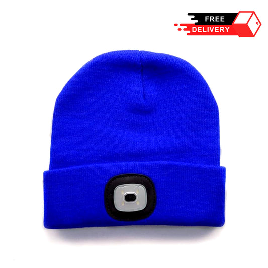 Unisex Rechargeable USB Headlamp Beanie Cap