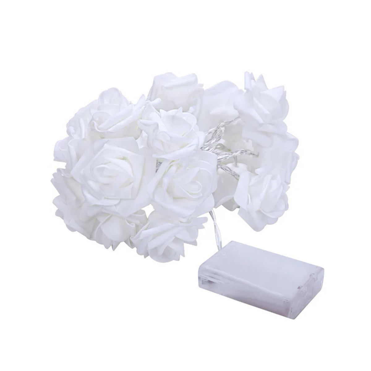 White Flower Multicolor Battery Operated Fairy Light