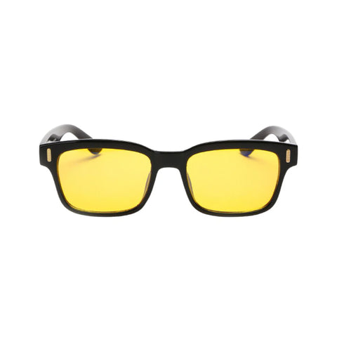 Yellow vision glasses for off-road adventure