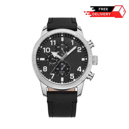 Multifunctional Black Dial Watch
