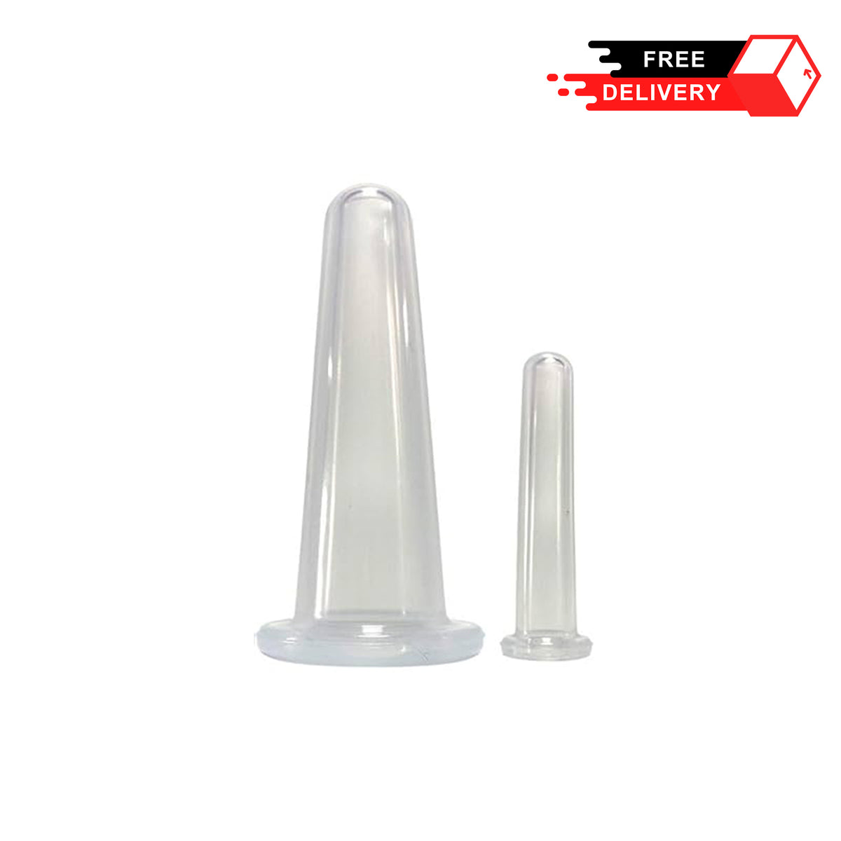 2pcs Silicone Facial Cupping Set