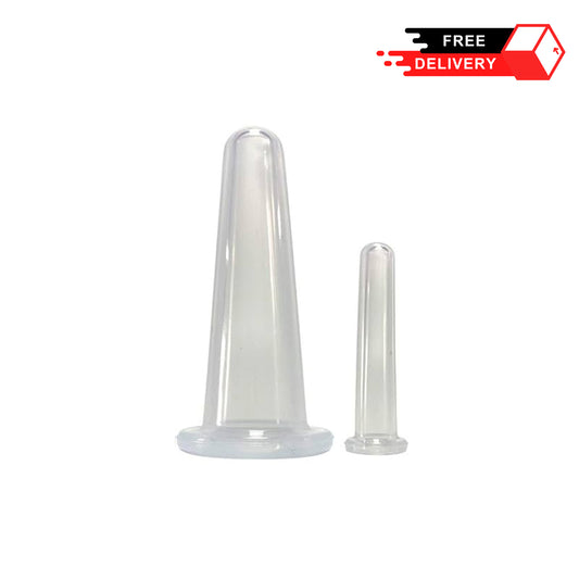 2pcs Silicone Facial Cupping Set
