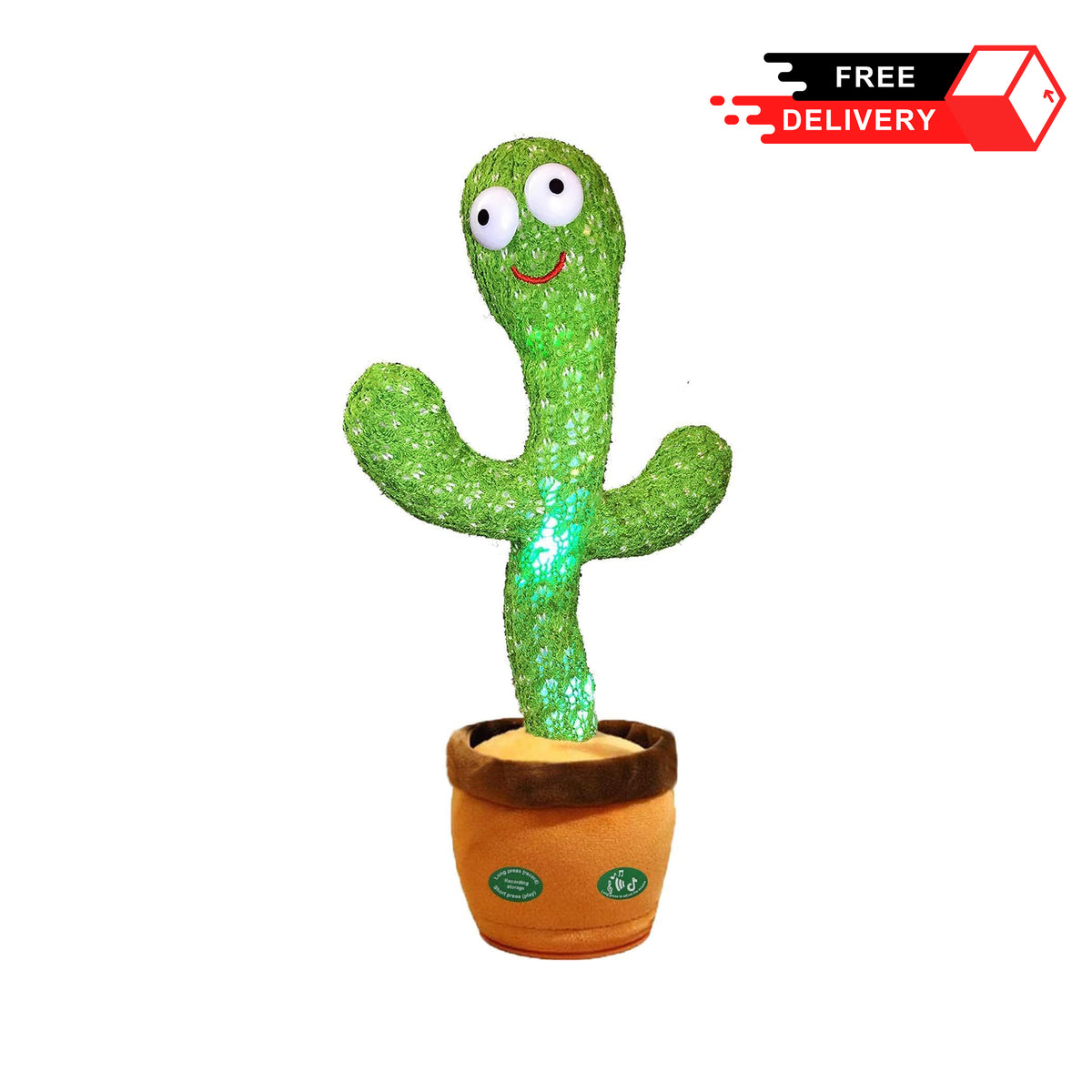 Portable Twisting Music Song Dancing Cactus Toy