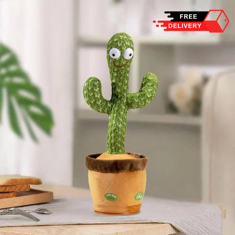 Portable Twisting Music Song Dancing Cactus Toy