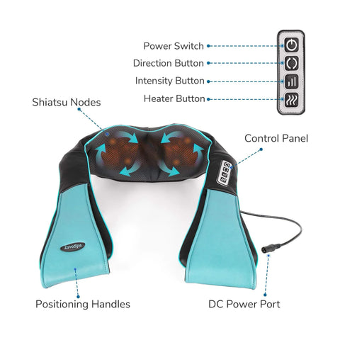 Electric Kneading Massager Invospa Shiatsu