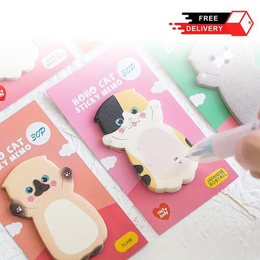 Cute Cat Sticky Notes