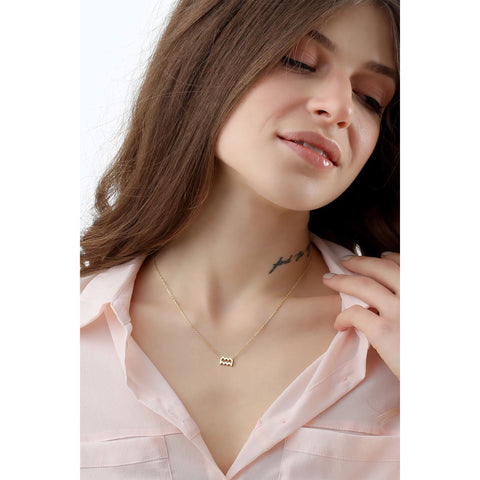 Zodiac Aquarius Pendant Gold