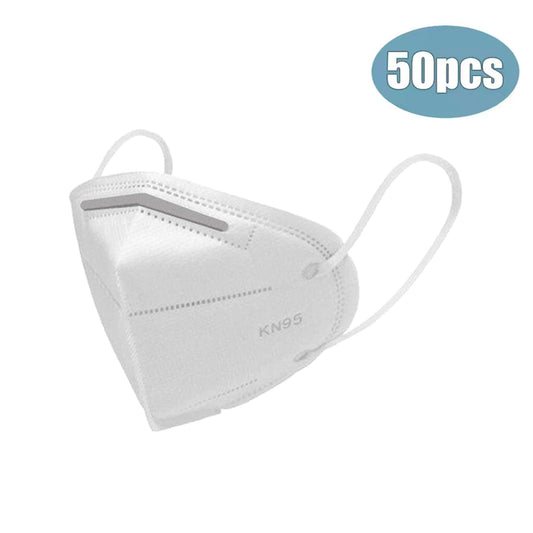 KN95 Face Mask White & Black - Pack of 50