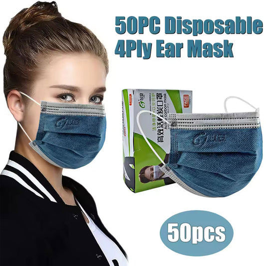 EANNE Face Mask Royal Blue Color - Pack of 50