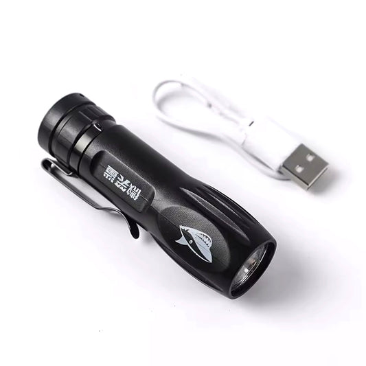 Mini LED Flashlight USB Rechargeable Flashlight