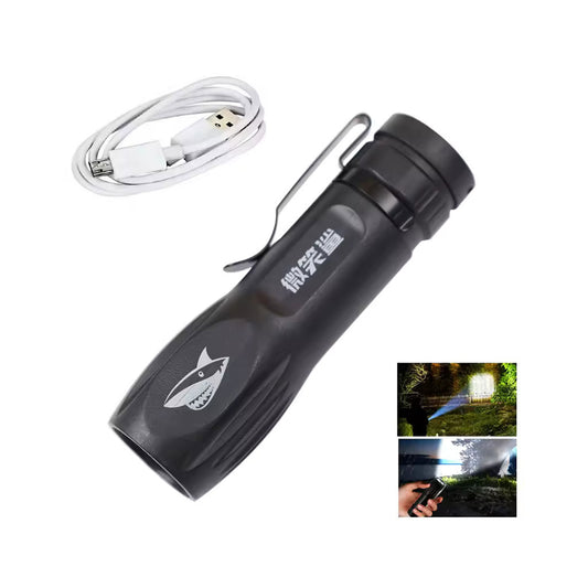 Mini LED Flashlight USB Rechargeable Flashlight
