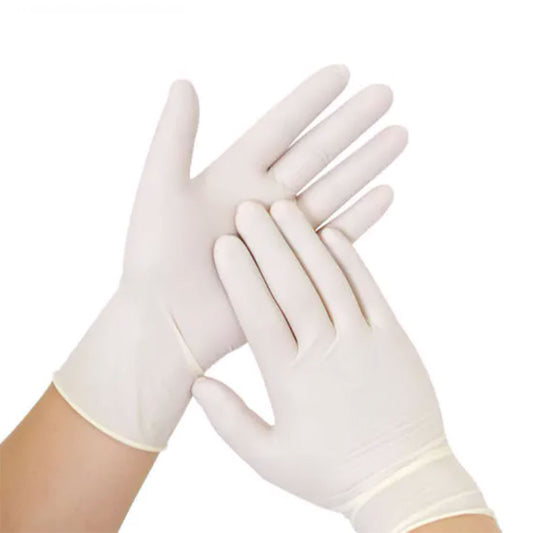 Disposable Latex Examination Gloves 100pcs (Large Size)