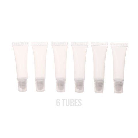 Lip Gloss Squeeze Tubes - Pack of 6